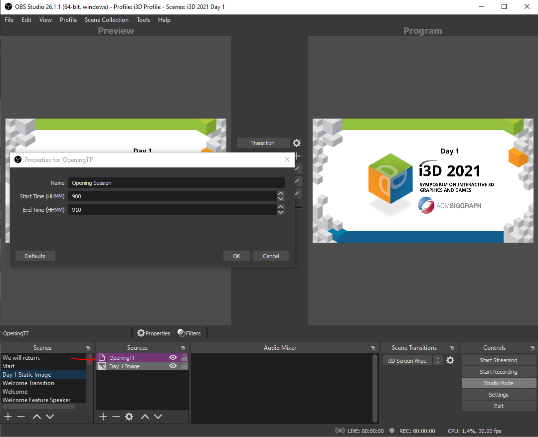 Time Tracking properties